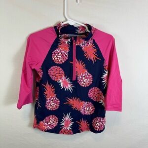 Hatley Floral Rash Guard Girls Size 5